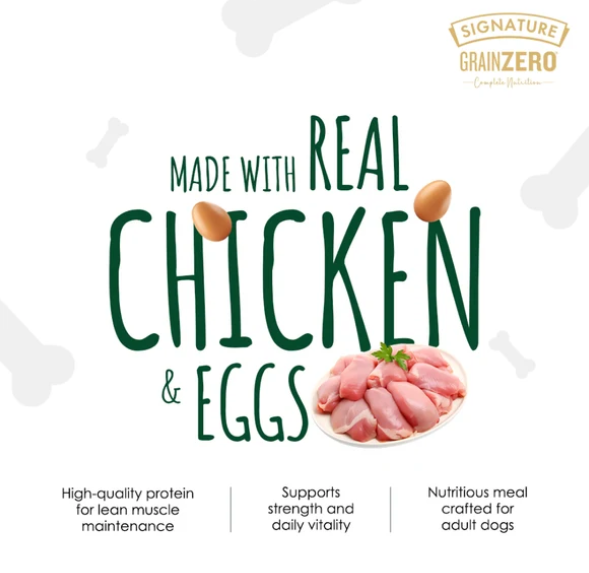 Signature Grain Zero Chicken Chunks Gravy Adult Dog Wet Food ( Buy 5 Get 1 Free)