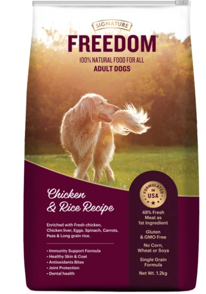 Signature Freedom Chicken and Rice Recipe Adult Dog Dry Food
