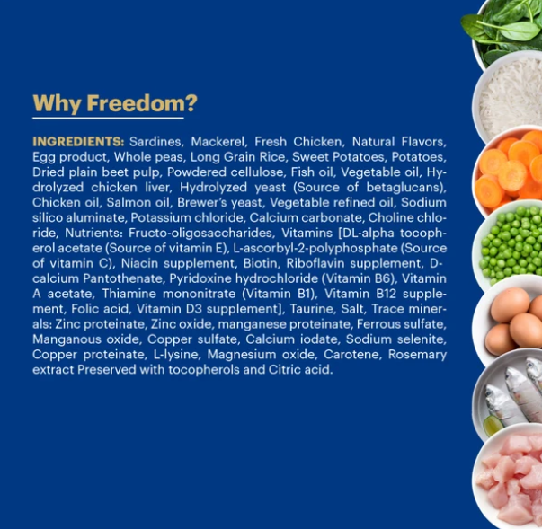 Signature Freedom Fish, Chicken and Peas Recipe Kitten Dry Cat Food