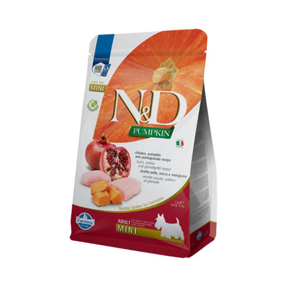 Farmina N&D Pumpkin Chicken & Pomegranate Grain Free Adult Mini Dog Dry Food