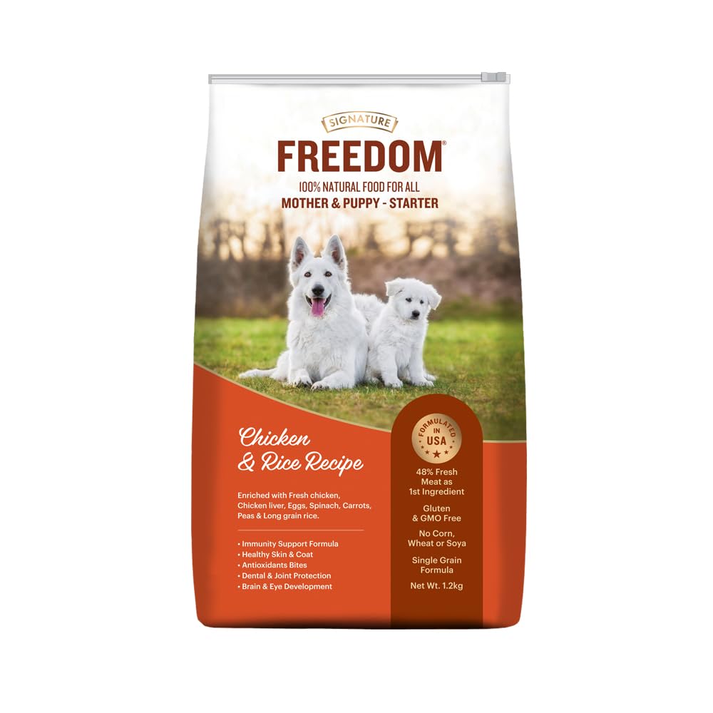 Signature  Freedom Chicken & Rice Starter (Mother & Puppy) Dog Dry Food