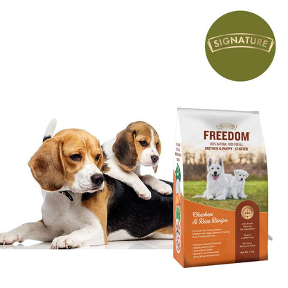 Signature  Freedom Chicken & Rice Starter (Mother & Puppy) Dog Dry Food