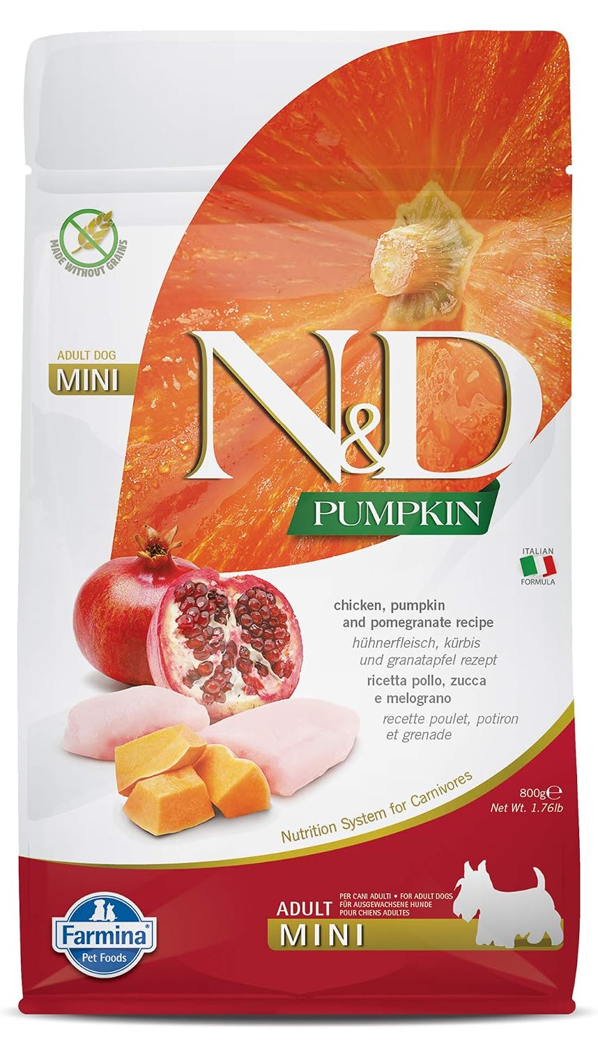 Farmina N&D Pumpkin Chicken & Pomegranate Grain Free Adult Mini Dog Dry Food