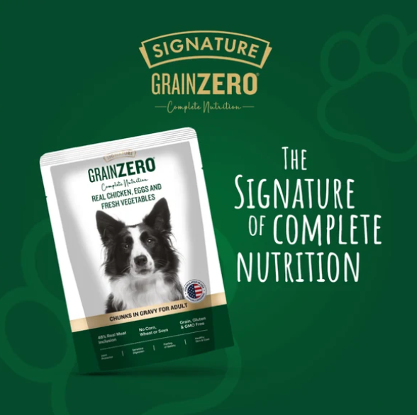 Signature Grain Zero Chicken Chunks Gravy Adult Dog Wet Food ( Buy 5 Get 1 Free)