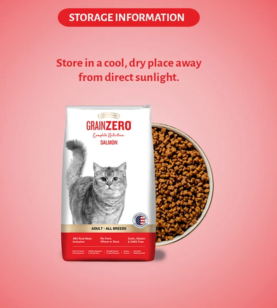 Signature Grain Zero Salmon Adult Cat Dry Food For All Breed