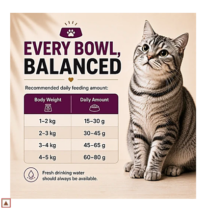 Signature Grain Zero Tuna Adult Dry Cat Food - For All Breeds, 1.2 kg (Free Crab Creamy Lickable Treats, 75 g)