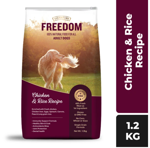 Signature Freedom Chicken and Rice Recipe Adult Dog Dry Food