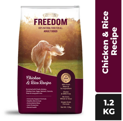 Signature Freedom Chicken and Rice Recipe Adult Dog Dry Food