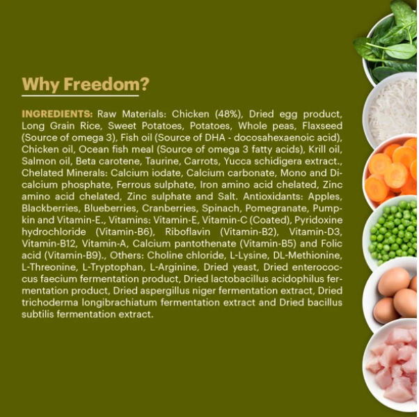 Signature Freedom Chicken and Rice Recipe Adult Dog Dry Food