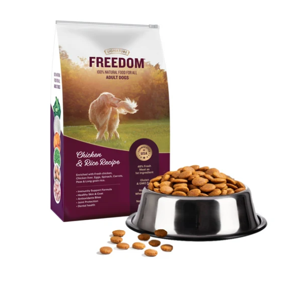 Signature Freedom Chicken and Rice Recipe Adult Dog Dry Food