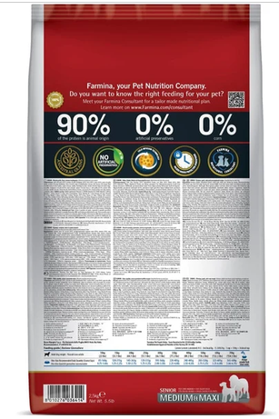 Farmina N&D Ancestral Chicken Senior Adult Medium / Maxi Dry Dog Food