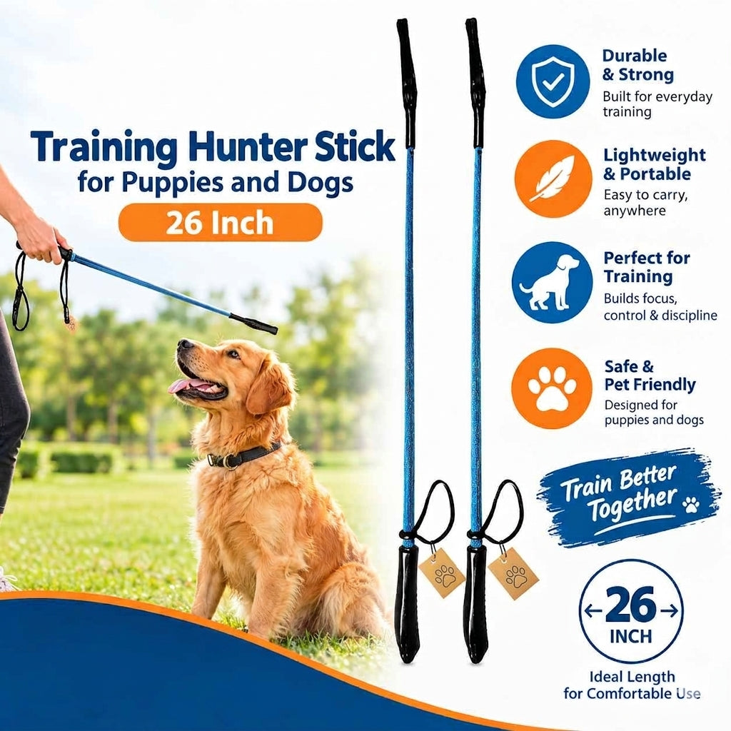 Pinky Paws Training Hunter Stick for Puppies and Dogs Pack of 2